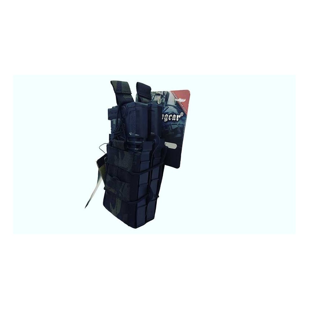 POUCH CARGADOR DOBLE EMERSON TACO MULTICAM BLACK
