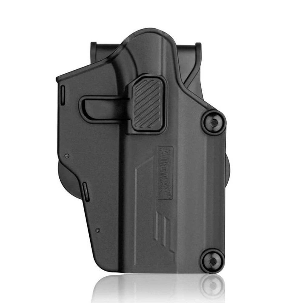 FUNDA PISTOLA RIGIDA AMOMAX UNIVERSAL NEGRA