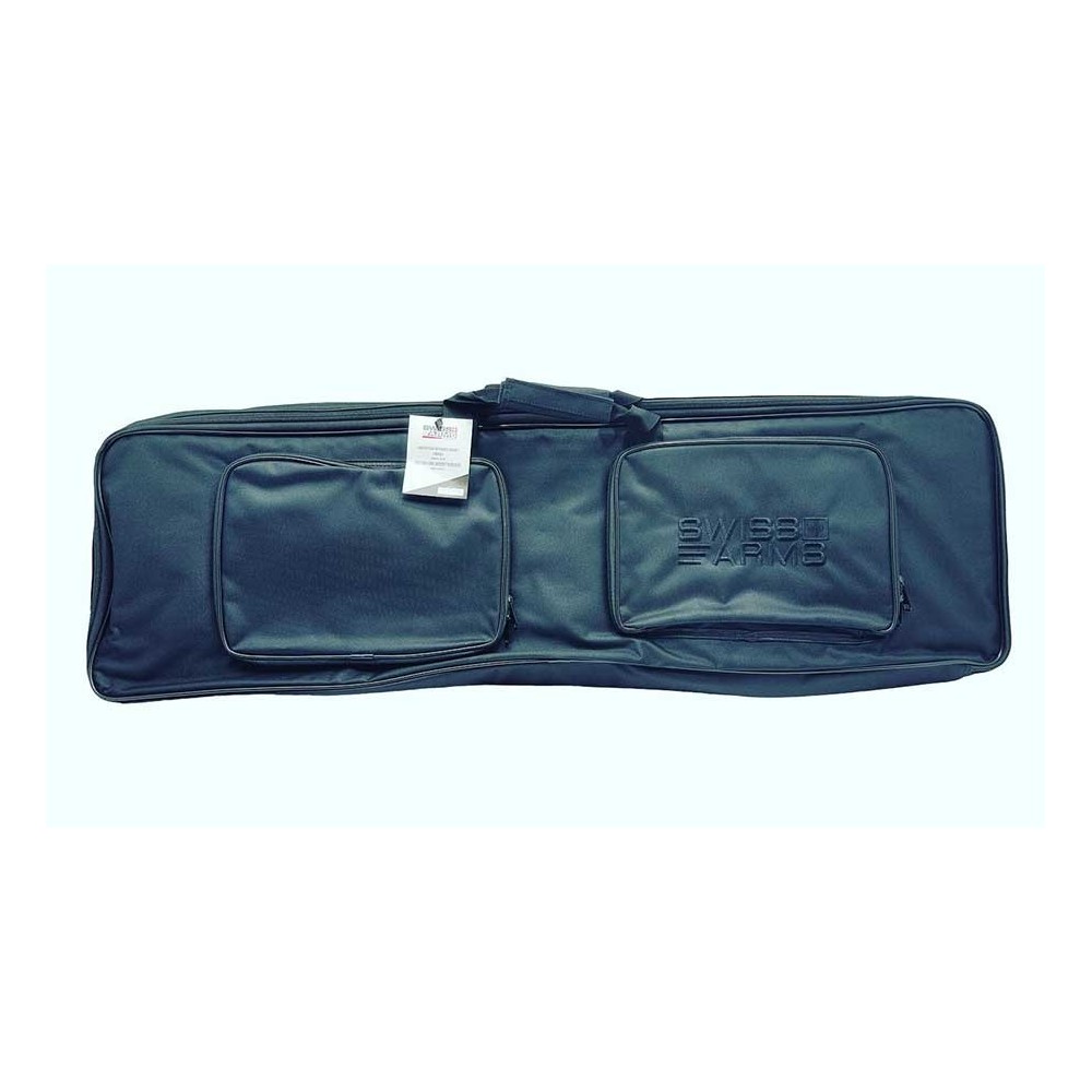 FUNDA FUSIL SWISS ARMS 100X30X8CM NEGRA