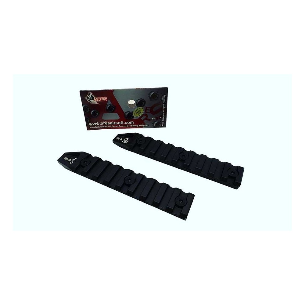 RAIL ARES AMOEBA KEYMOD 2 PCS NEGRO