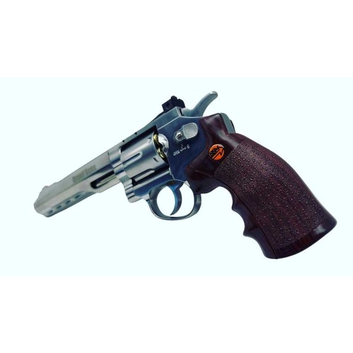 REVOLVER BRUNI 4 5MM CO2 CN821 PLATA