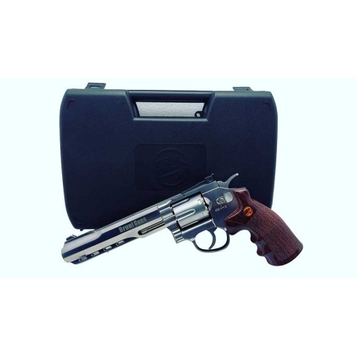 REVOLVER BRUNI 4 5MM CO2 CN821 PLATA