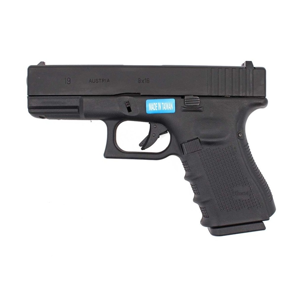 PISTOLA WE GLOCK 19 V4 FULL METAL NEGRA