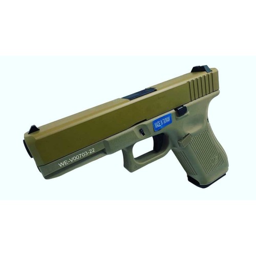 PISTOLA WE GLOCK 17 V5 FULL METAL TAN