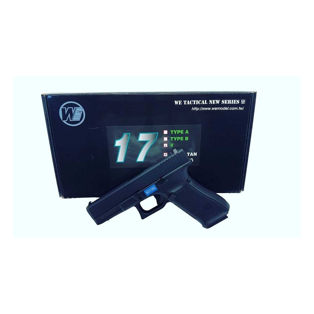 PISTOLA WE GLOCK 17 V5 FULL METAL NEGRA