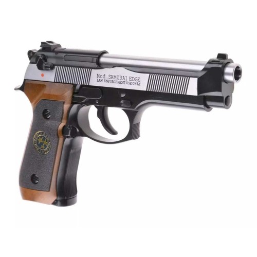 PISTOLA WE M92 SPS FULL METAL NEGRO PLATA