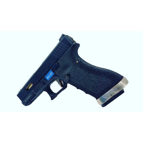 PISTOLA WE GLOCK 17 CUSTOM 1 FULL METAL NEGRA