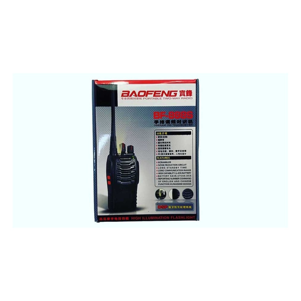 WALKIE BAOFENG BF 888S 2 PCS NEGRO