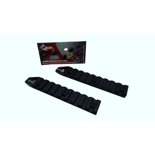 RAIL ARES AMOEBA KEYMOD 2 PCS NEGRO