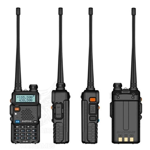 WALKIE BAOFENG UV 5R PTT CON PANTALLA NEGRO