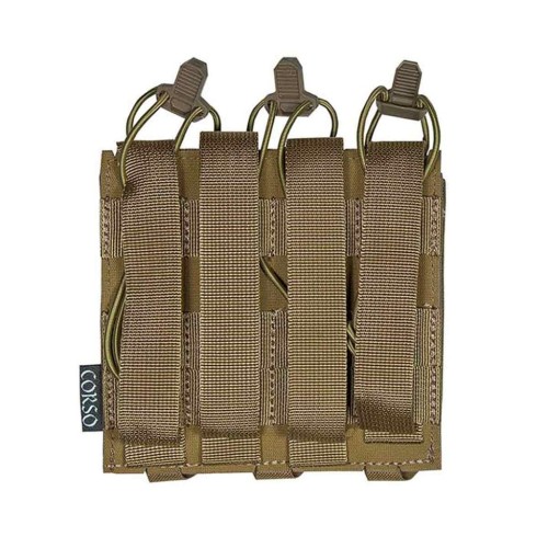 POUCH CORSO CARGADOR MP5/MP7 TRIPLE DAGGER LASER COYOTE