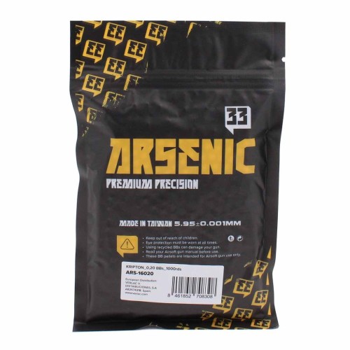 BOLAS ARSENIC KRYPTON 0.20G 1000RDS BLANCA