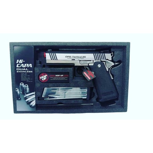 PISTOLA MARUI HI CAPA 4 3 DUAL STAINLESS