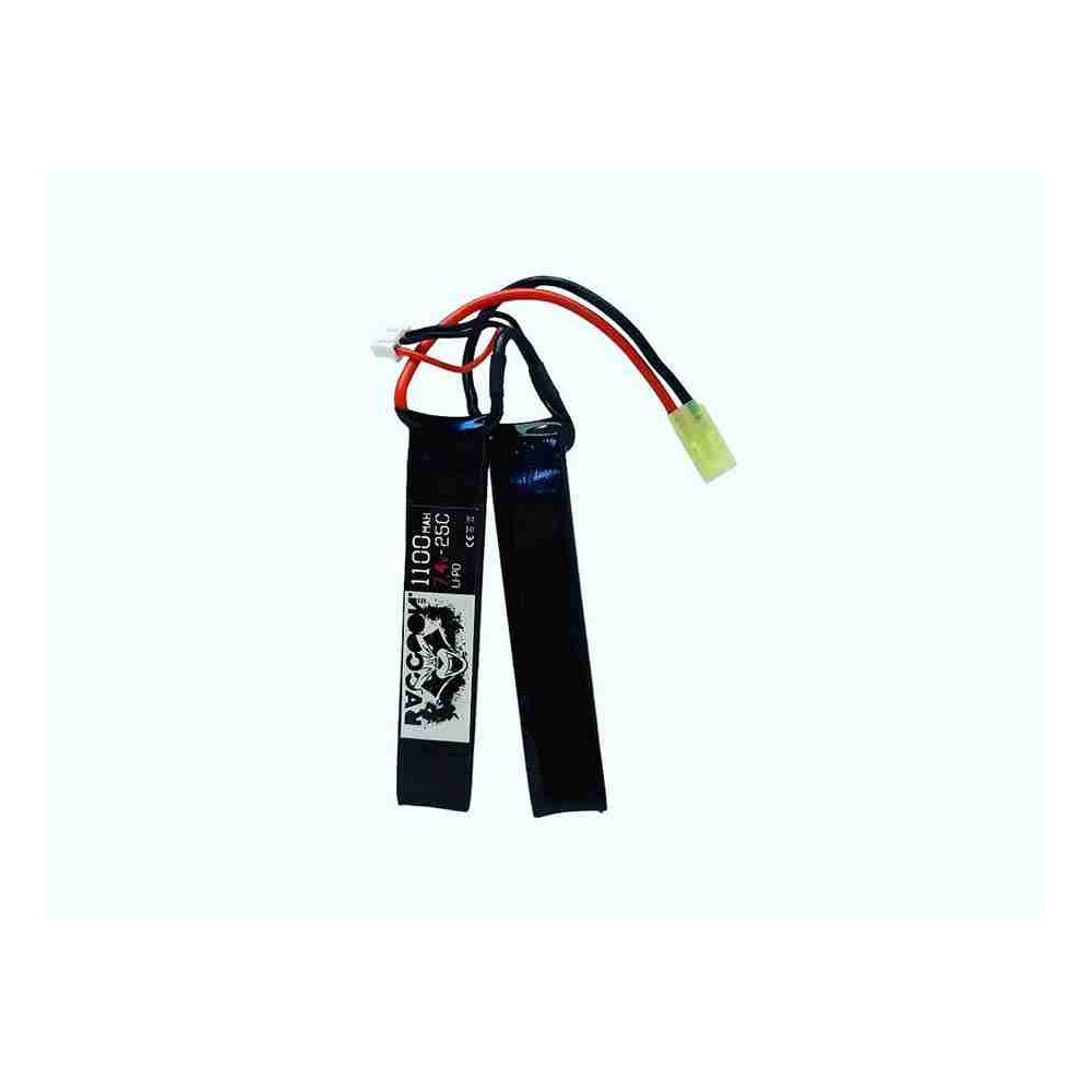 BATERIA RACCOON 7 4 1100MAH 25C 2 STICK