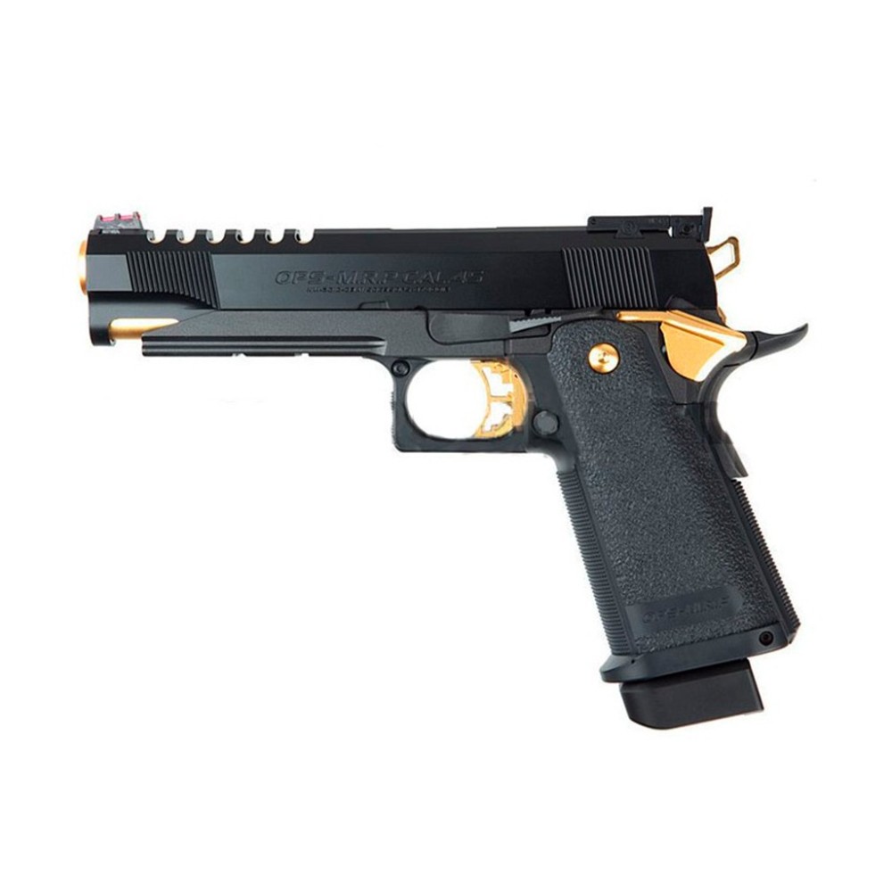 PISTOLA MARUI HI-CAPA 5.1 GOLD GAS NEGRA-DORADA