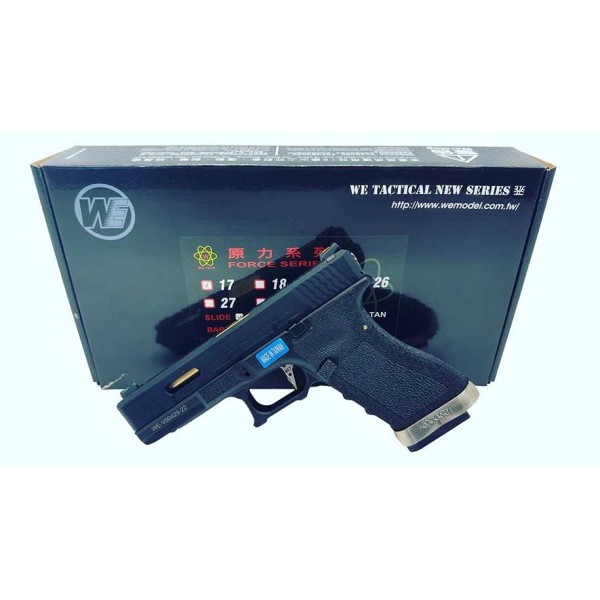 PISTOLA WE GLOCK 17 CUSTOM-1 FULL METAL NEGRA