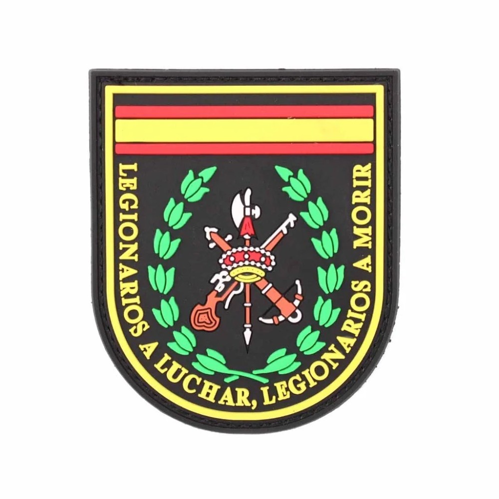 Parche Immortal PVC 3D Legionarios a Luchar Negro