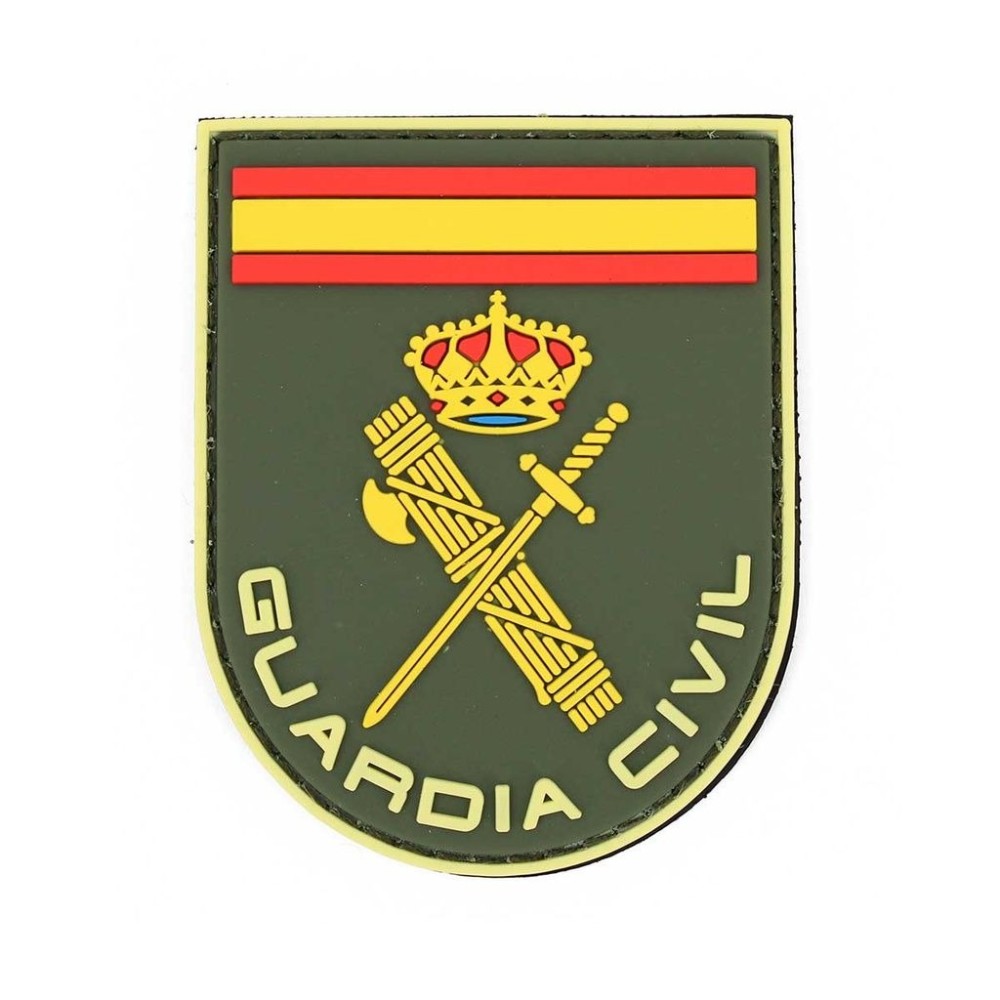 Parche Immortal PVC Guardia Civil Verde-Negro