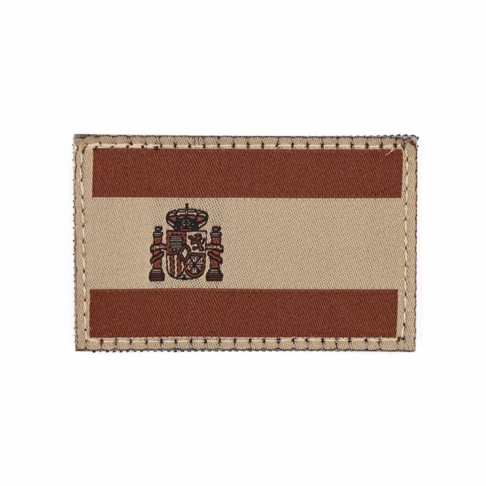 Parche Immortal Microbordado Bandera España Coyote