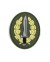 Parche Immortal PVC Boina COE Verde