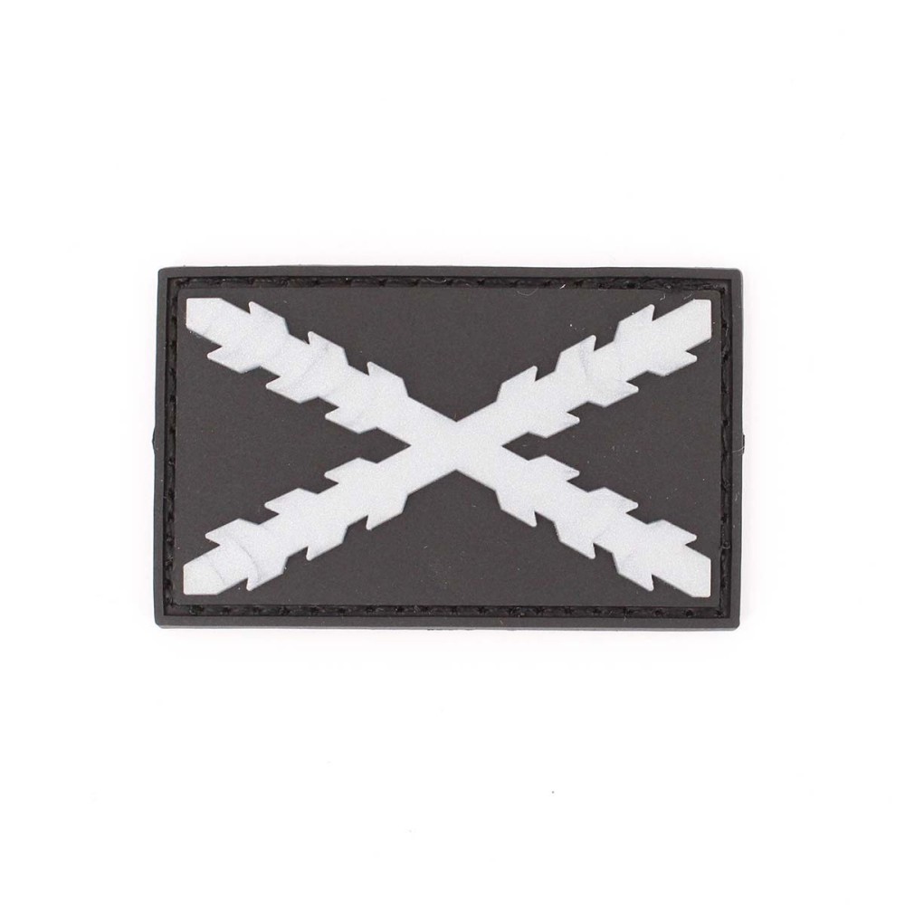 Parche Immortal PVC Borgoña Pequeño Plata