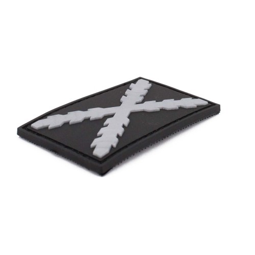 Parche Immortal PVC Borgoña Pequeño Plata