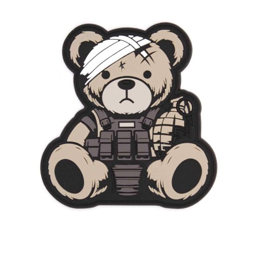 Parche Immortal PVC 3D Teddy Auch Gris