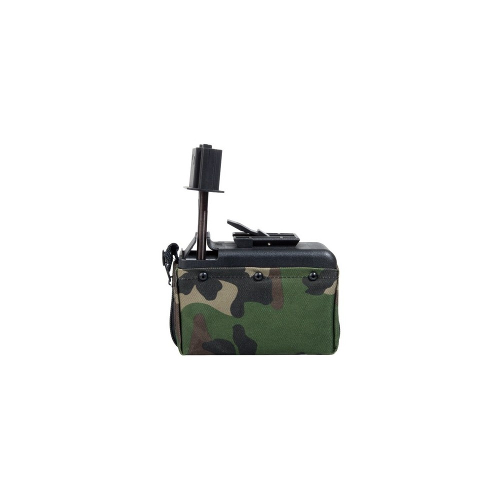 CARGADOR A K DRUM M249 MINI 2500RDS WOODLAND