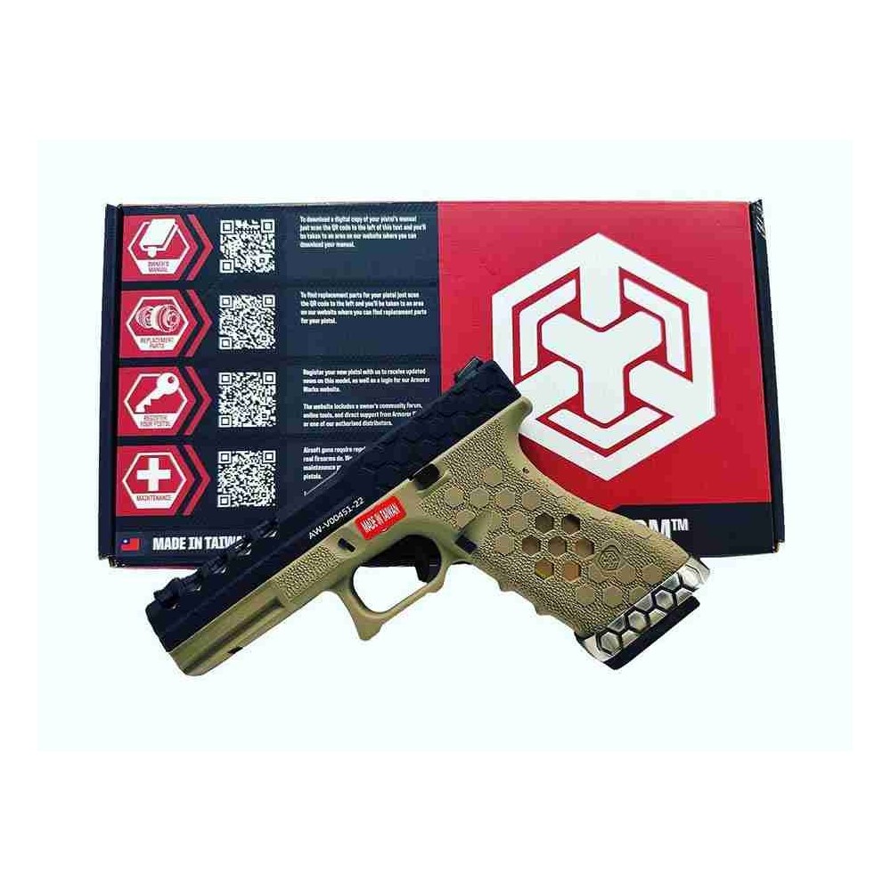 PISTOLA AW CUSTOM VX0111 GLOCK 17 FULL METAL