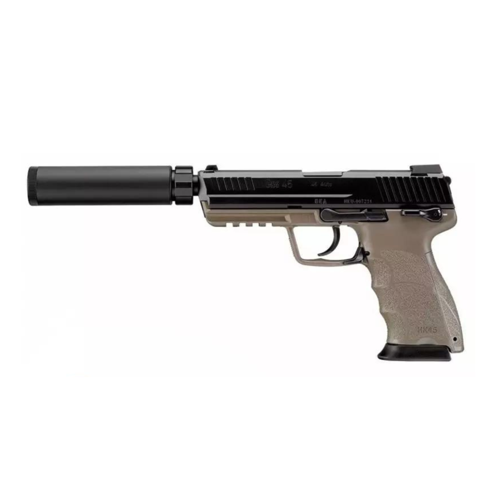 PISTOLA MARUI HK45 TACTICAL GAS NEGRA TAN