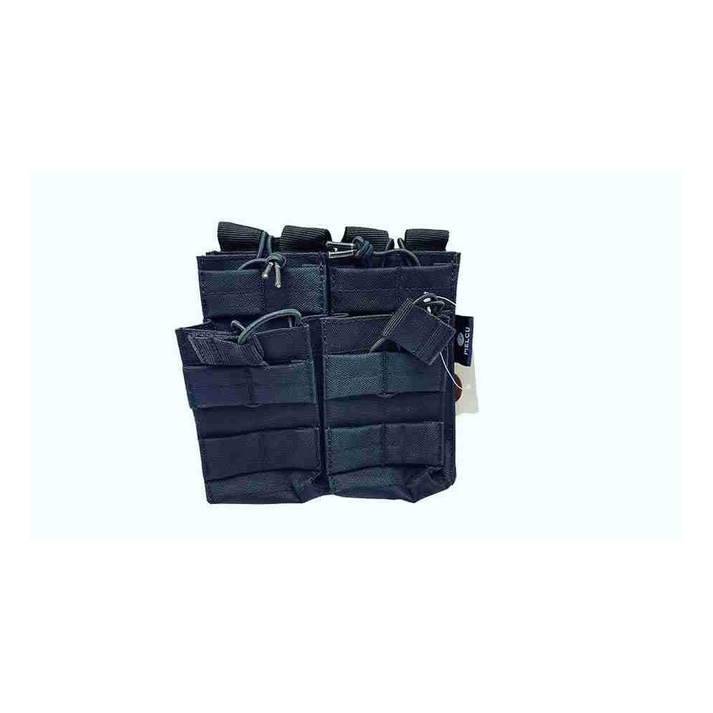POUCH PORTA CARGADOR M4 DOBLE  4 CARGADORES