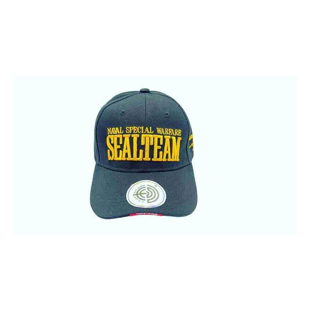 GORRA BORDADA SEAL TEAM NEGRA