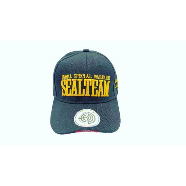 GORRA BORDADA SEAL TEAM NEGRA