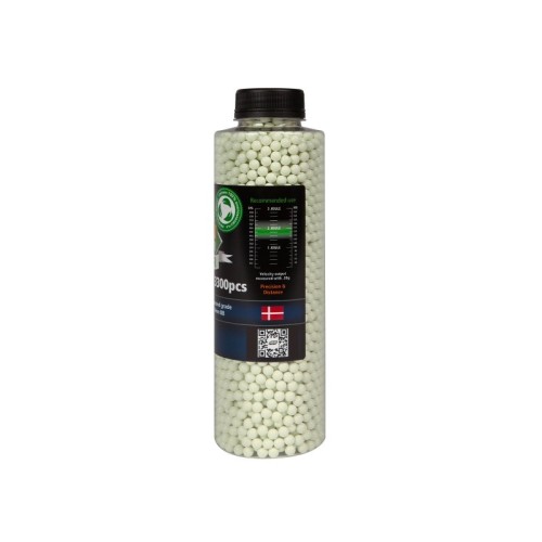 BOLAS ASG BLASTER (3300RDS) - 0.32G TRACER (VERDES)
