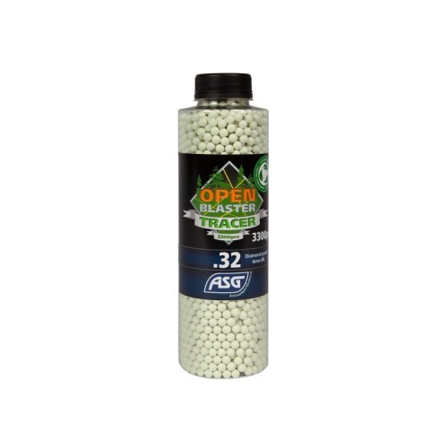 BOLAS ASG BLASTER (3300RDS) - 0.32G TRACER (VERDES)