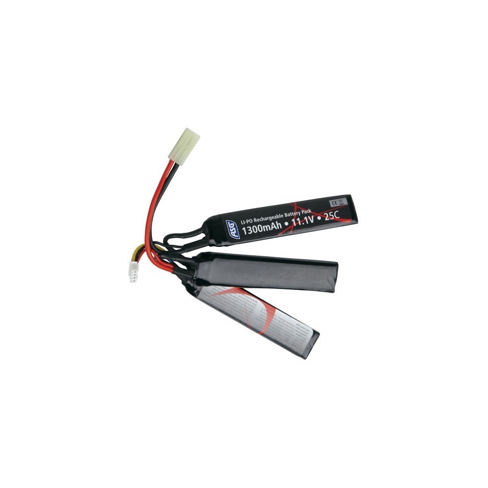 BATERÍA ASG LIPO 11.1V-1300MAH (25C) 3STICKS TAMIYA