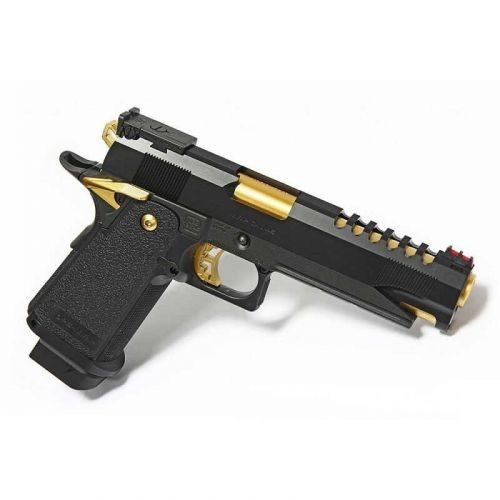 PISTOLA MARUI HI-CAPA 5.1 GOLD GAS NEGRA-DORADA