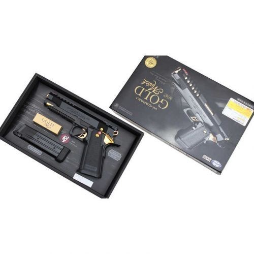 PISTOLA MARUI HI-CAPA 5.1 GOLD GAS NEGRA-DORADA