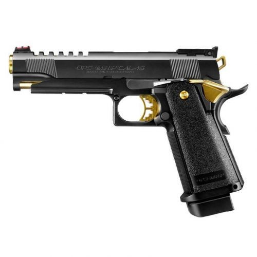 PISTOLA MARUI HI-CAPA 5.1 GOLD GAS NEGRA-DORADA