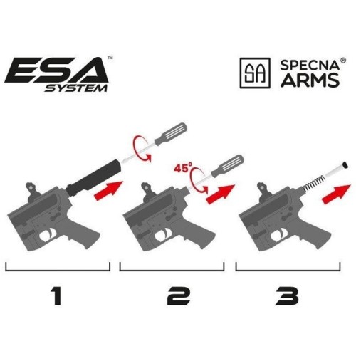 FUSIL SPECNA ARMS DANIEL DEFENSE MK18 SA-C19 CORE NEGRO