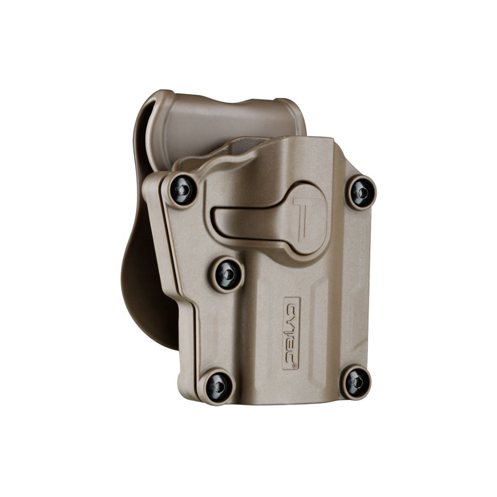 FUNDA PISTOLA CYTAC RIGIDA UNIVERSAL TAN