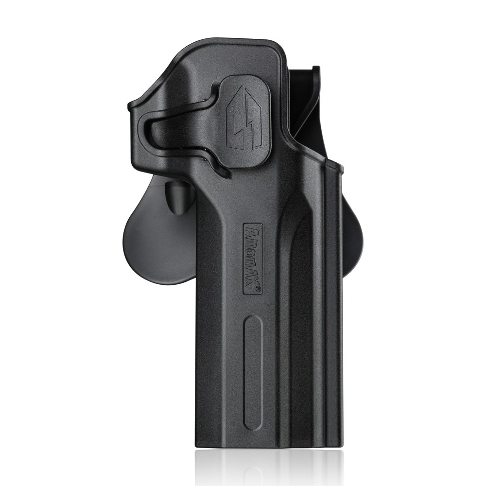 PISTOLERA RÍGIDA AMOMAX DESERT EAGLE DIESTRA - NEGRA