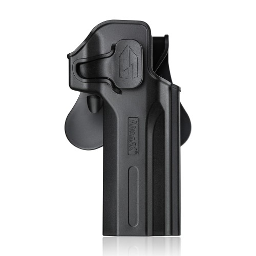 PISTOLERA RÍGIDA AMOMAX DESERT EAGLE DIESTRA - NEGRA