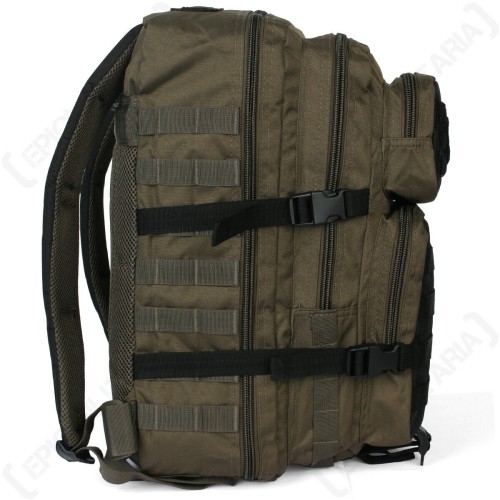MOCHILA IMMORTAL WARRIOR MOLLE ASALTO II GR. 36L VERDE-NEGRA