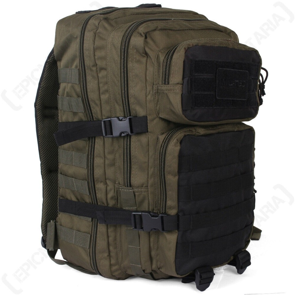MOCHILA IMMORTAL WARRIOR MOLLE ASALTO II GR. 36L VERDE-NEGRA