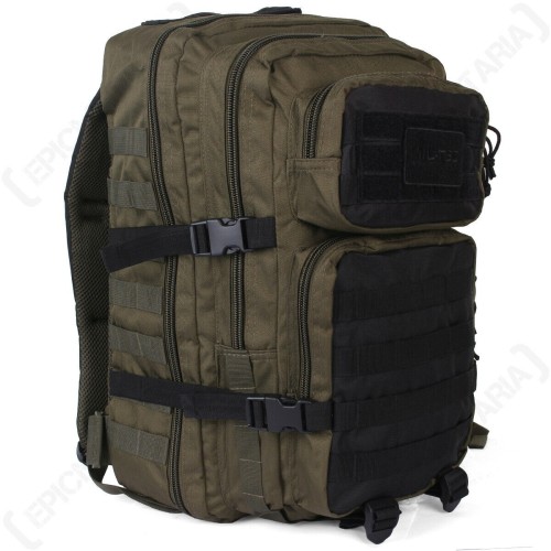 MOCHILA IMMORTAL WARRIOR MOLLE ASALTO II GR. 36L VERDE-NEGRA