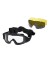 GAFAS PROTECCION ANTI VAHO NEGRAS 3 LENTES DELTA TACTICS