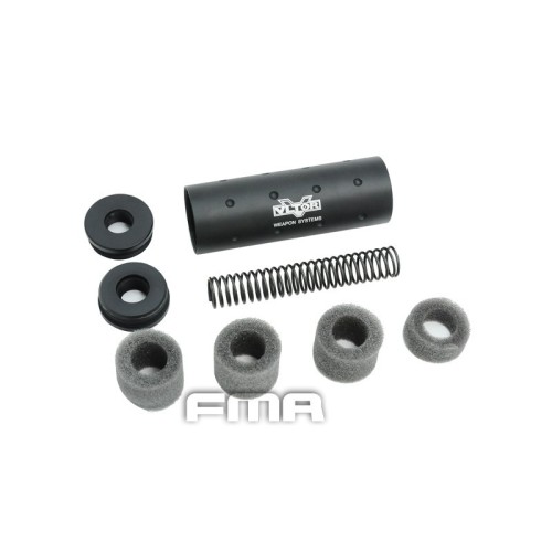 SILENCIADOR FMA (14MM) "VLTOR" 107MM - NEGRO