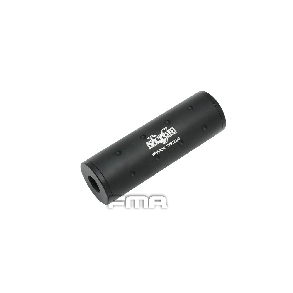 SILENCIADOR FMA (14MM) "VLTOR" 107MM - NEGRO