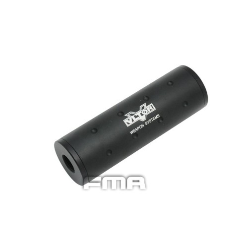 SILENCIADOR FMA (14MM) "VLTOR" 107MM - NEGRO